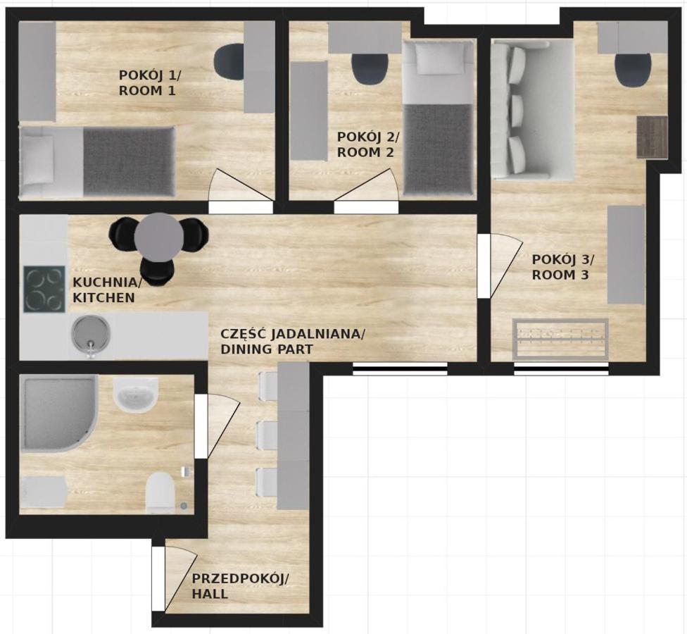 Urban Nest Apartments Bon 5 Krasków Eksteriør bilde